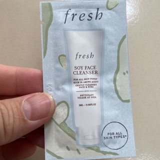 [CÓ BILL US]  Minisize Sample mẫu thử Sữa rửa mặt Fresh soy face cleanser