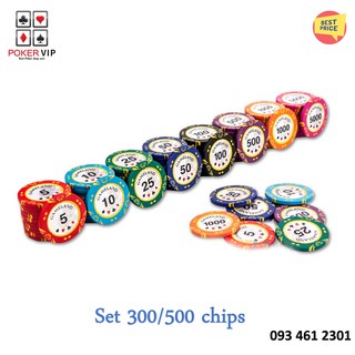 Poker Chip Set Gameland Diamond 300/500 chips – Phỉnh Poker trung cấp