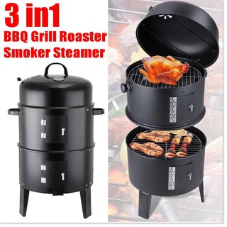 Lò nướng đứng BBQ 3in1 dành cho cắm trại , dã ngoại ngoài trời