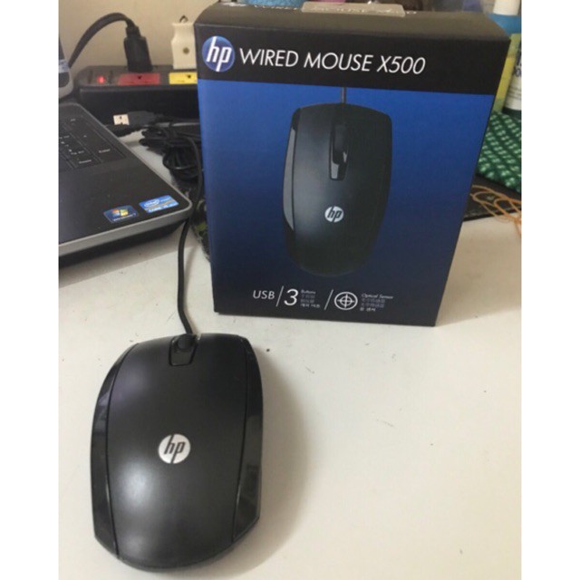 Chuột HP X500 Wired Mouse - Chuột có dây loại 1 cực tốt - Bh 12 tháng lỗi đổi mới