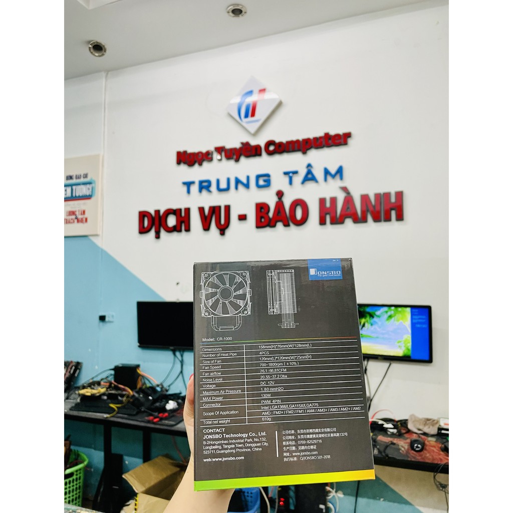 Tản nhiệt khí Jonsbo CR-1000 RGB - Hàng chính hãng