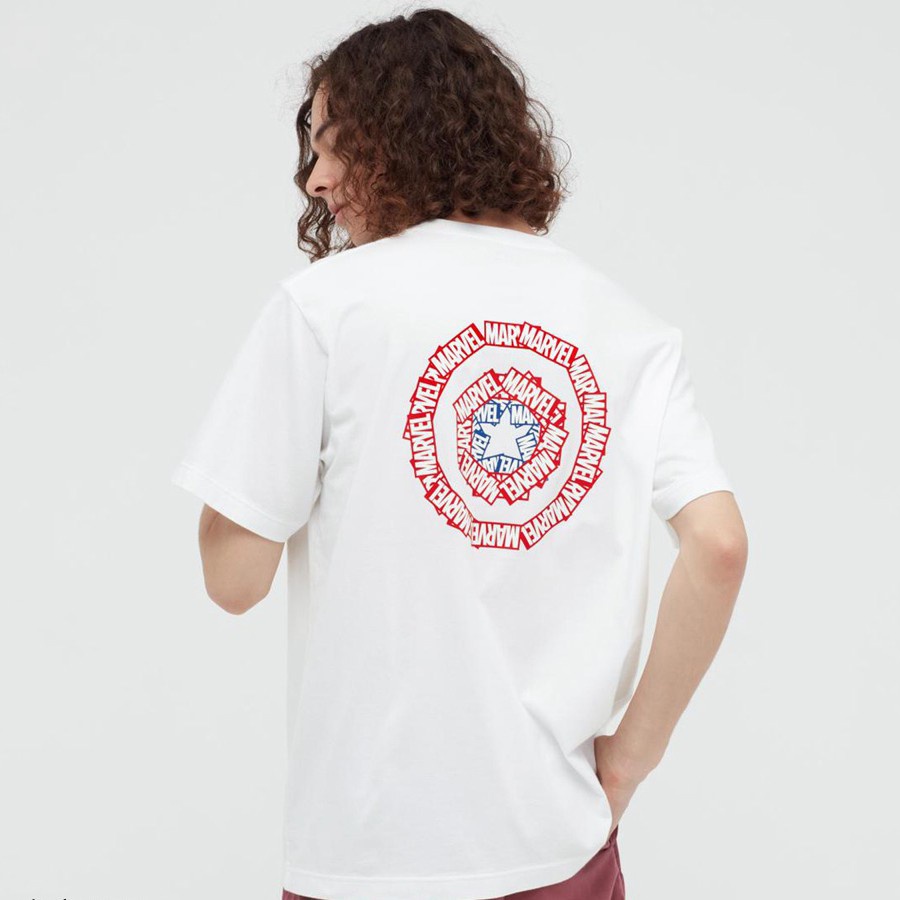 Áo thun Uniqlo (UT) MARVEL Captain America in truyện tranh truyện tranh 434391