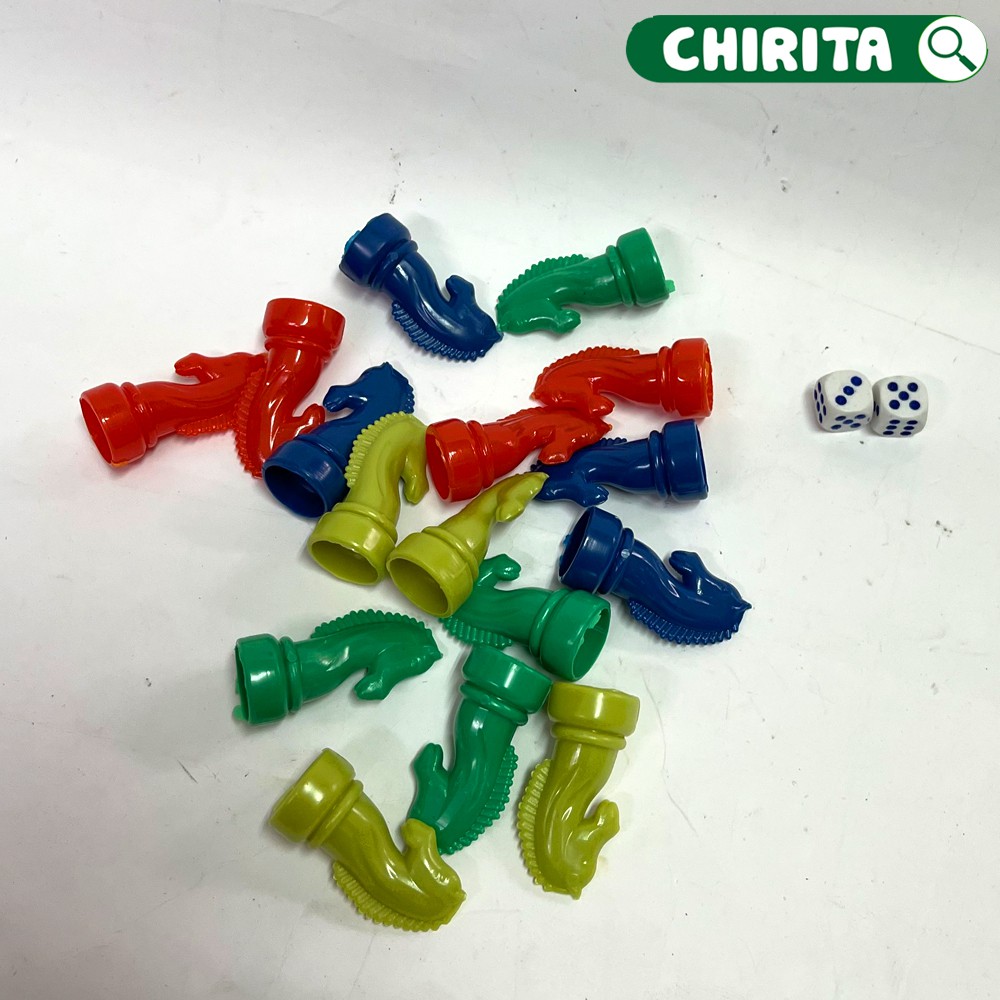 Bộ Đồ Chơi Cờ Cá Ngựa Loại Tốt - Cờ Đua Ngựa Chất Liệu Nhựa An Toàn Cao Cấp - Boardgame, Đồ Chơi Trẻ Em CHIRITA