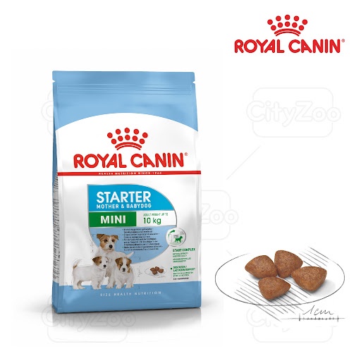 [1kg] Hạt Royal Canin Mini Starter Mother &amp; Babydog Cho Chó Mẹ &amp; Chó Con Giống Nhỏ
