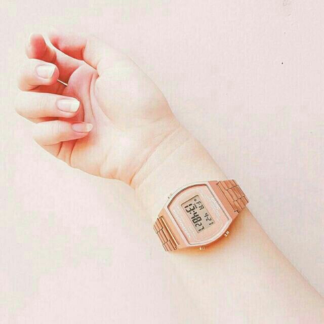 Đồng hồ Nữ B640 Màu rose gold dây thép không gỉ