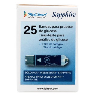 Que thử đường huyết sapphire plus 25 que