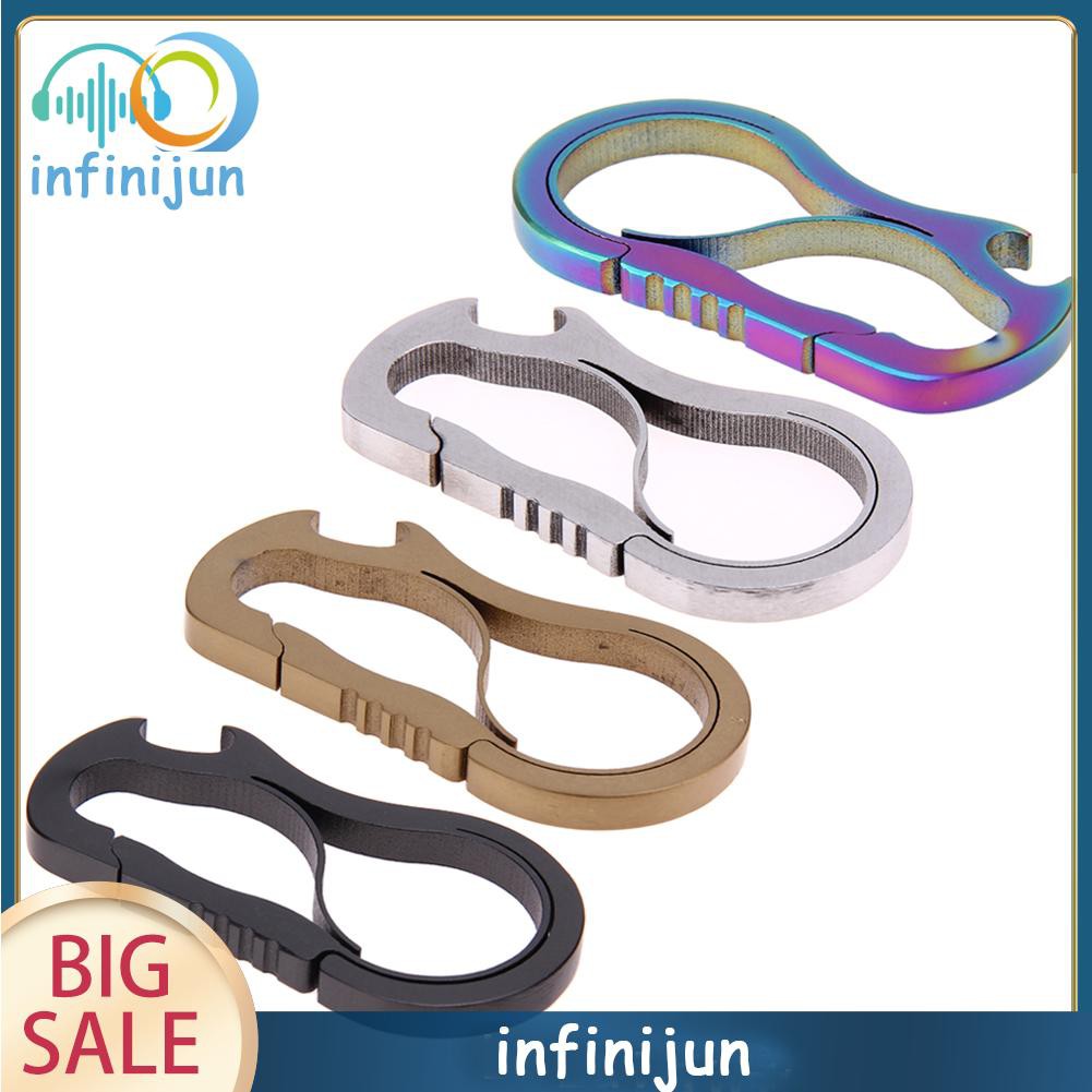 Móc Khóa Carabiner Bằng Hợp Kim Titanium