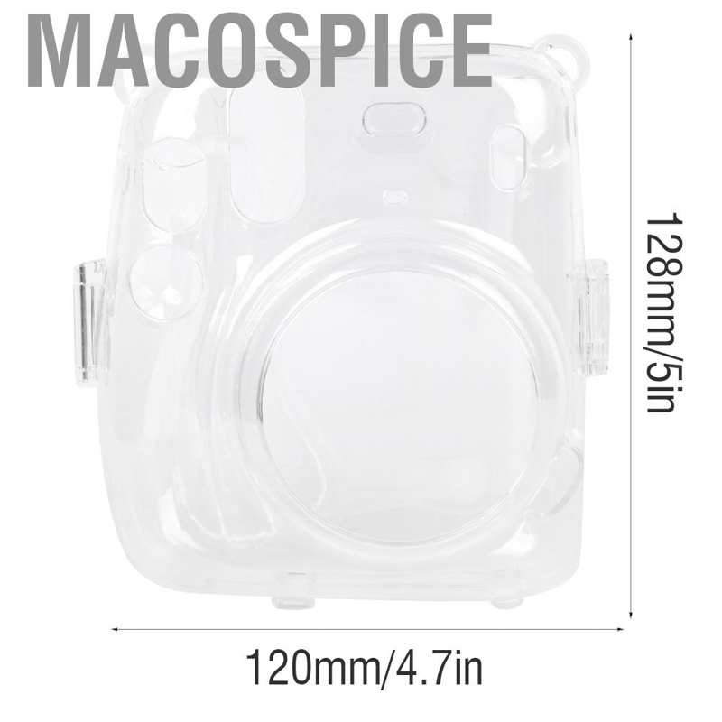 FUJIFILM Vỏ Máy Ảnh Trong Suốt Kèm Dây Đeo Cho Fujifilm Instax Mini 11