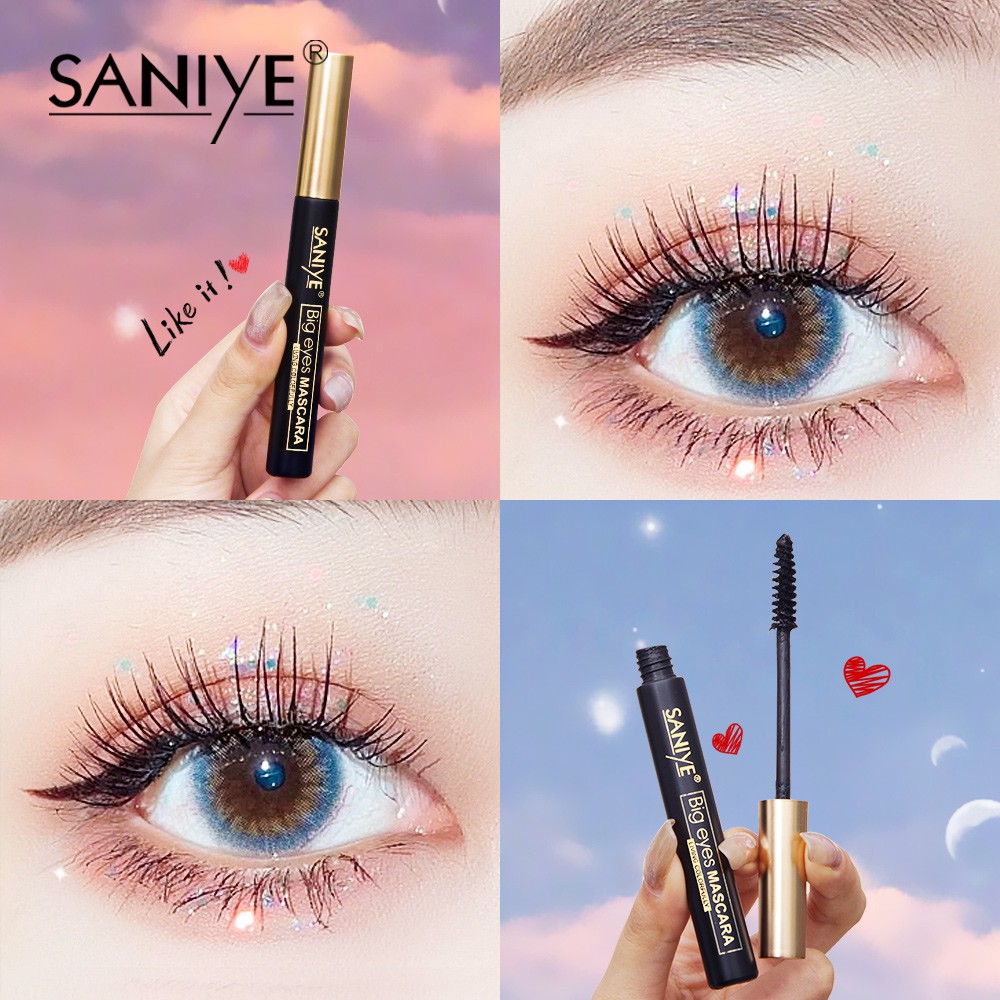 Eyeliner+Mascara SANIYE ZH4 Black Waterproof Eye Makeup 35g