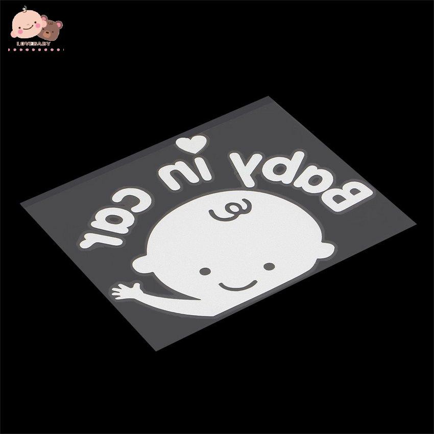 Sticker Dán Xe Hơi Chữ "Baby In Car"