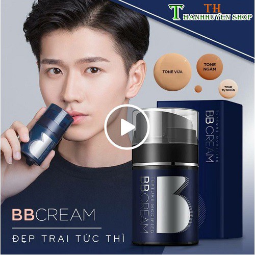 (Xả Kho) BB Cream Kem Che Khuyết Điểm Mọi Loại Da Cho Nam Dưỡng Ấm Đa Năng 4in1