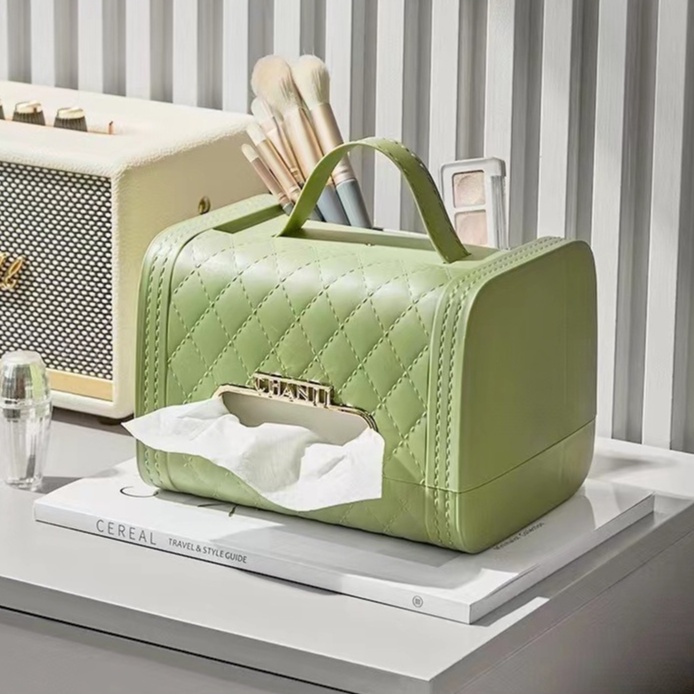 Hộp đựng khăn giấy XIAODUOJIAJU hình túi xách độc đáo cho phòng khách/ phòng ngủ