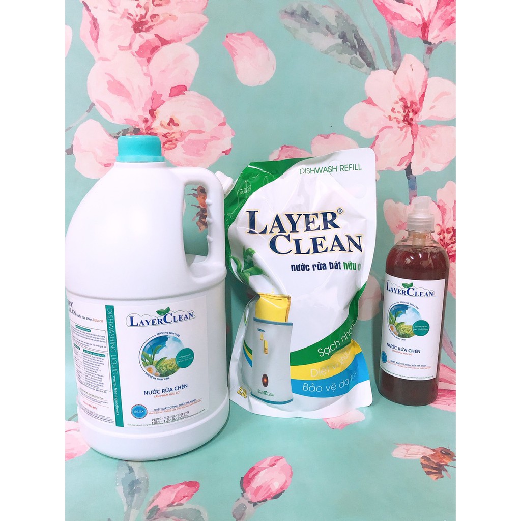 Nước rửa chén bát Layer Clean Hương quýt