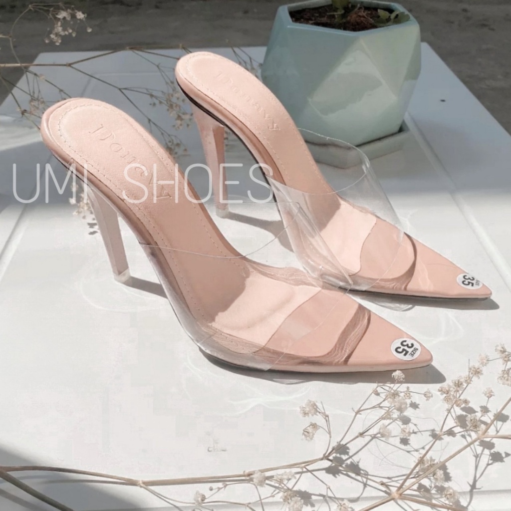 [NOWSHIP] Dép Guốc Quai MICA Cao Gót Nữ Dáng Mũi Nhọn Hot mới xinh đẹp đi chơi tiệc chụp ảnh gót nhọn 9cm sang chảnh