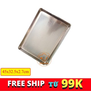 Khay Nướng Bánh Đột Lỗ 45x32.5x2.7cm