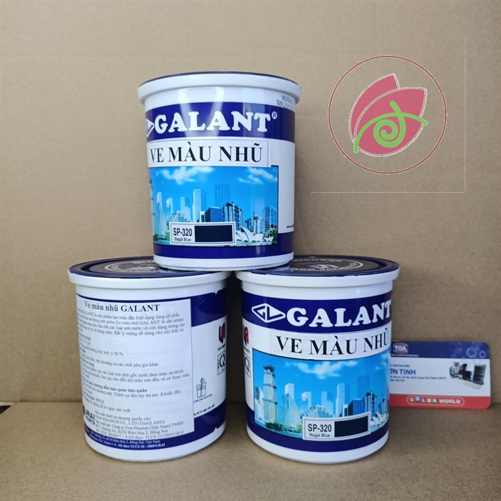 [Sơn chậu] Ve màu Xanh dương Galant 1kg