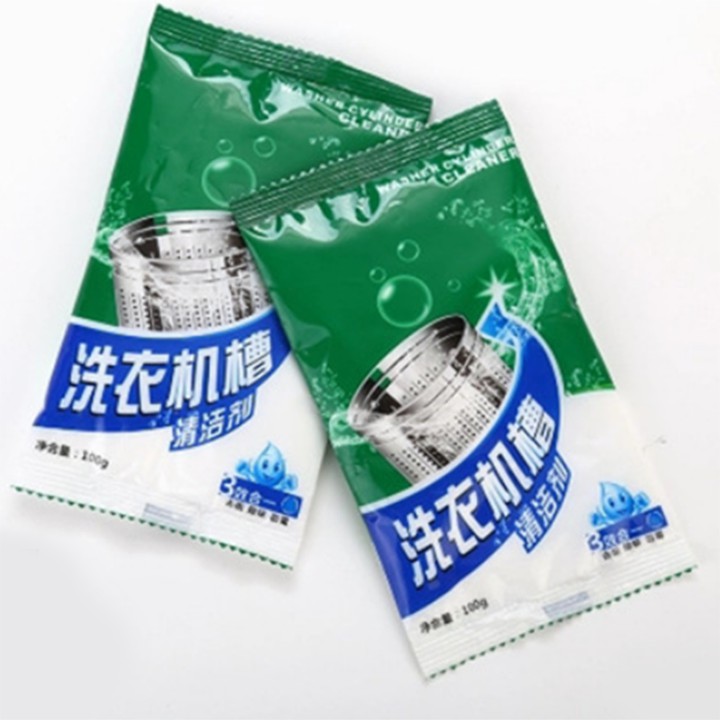 Bột tẩy rửa vệ sinh lồng máy giặt đa năng V2 làm sạch cực mạnh hiệu quả tức thì 100g
