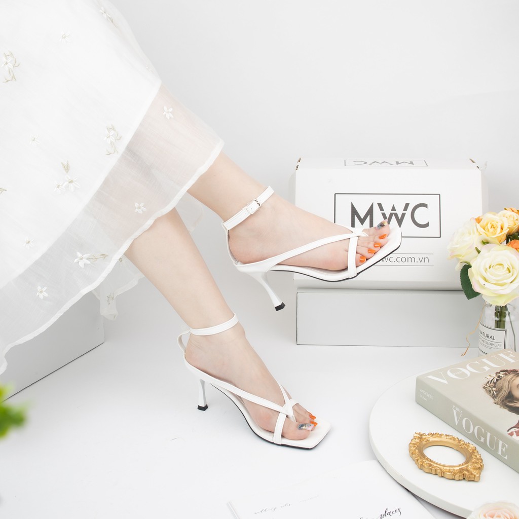 Giày Sandal Cao Gót MWC Đế Nhọn 5CM Quai Mảnh Thanh Lịch NUCG-3929