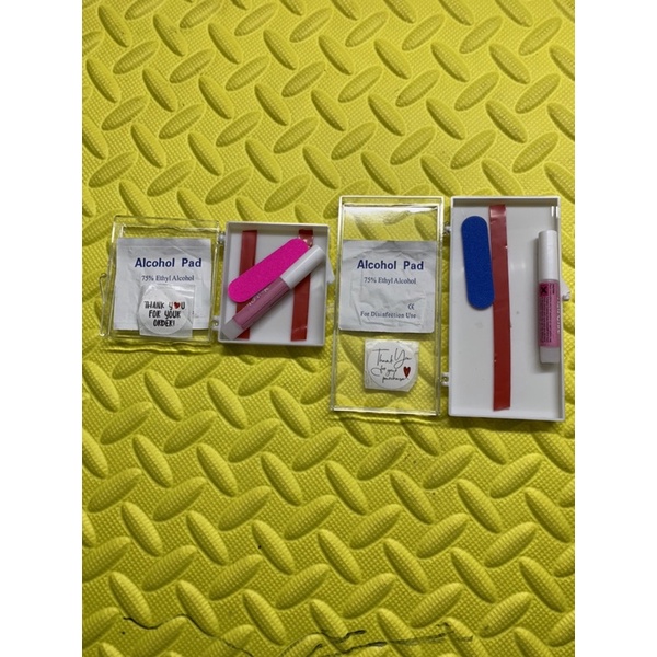 Combo làm nail box hộp vuông có dán keo