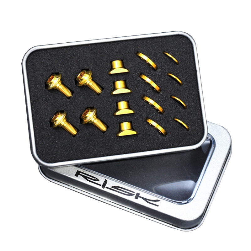 QQ Đai Ốc Gắn Phanh Xe Đạp Kèm 16 Ốc Vít Lắp Đặt Chuyên Dụng