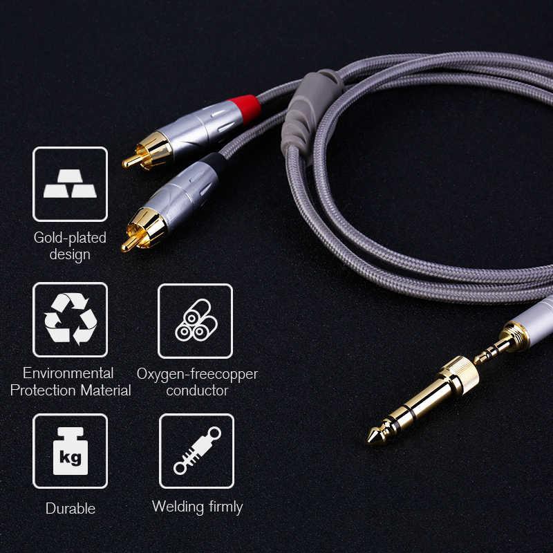 Đầu chuyển 6.5 sang 3.5 vặn ren dùng cho tai nghe DJ gold 24K 1 chiếc