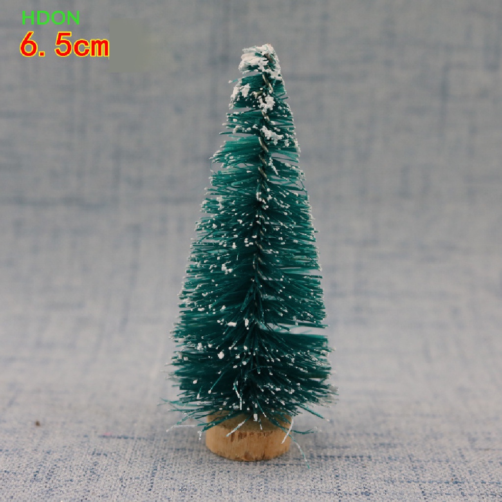 Set 12 Mô Hình Cây Thông Noel Mini Trang Trí Giáng Sinh Năm Mới DIY