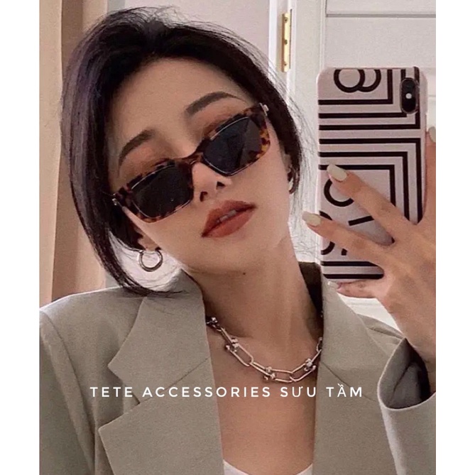 Kính thời trang nam nữ hiện đại🔻Kín râm mát da beo