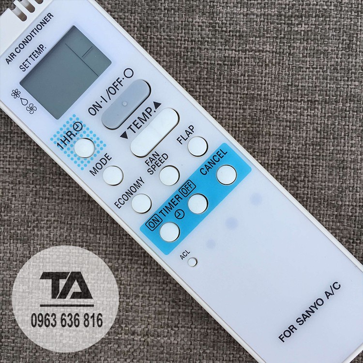 Điều khiển điều hòa Sanyo┃Remote máy lạnh Sanyo