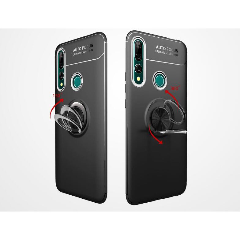 Ốp lưng chống sốc có nhẫn đỡ hút nam châm trên xe hơi cho Huawei Y9 Prime 2019 | BigBuy360 - bigbuy360.vn