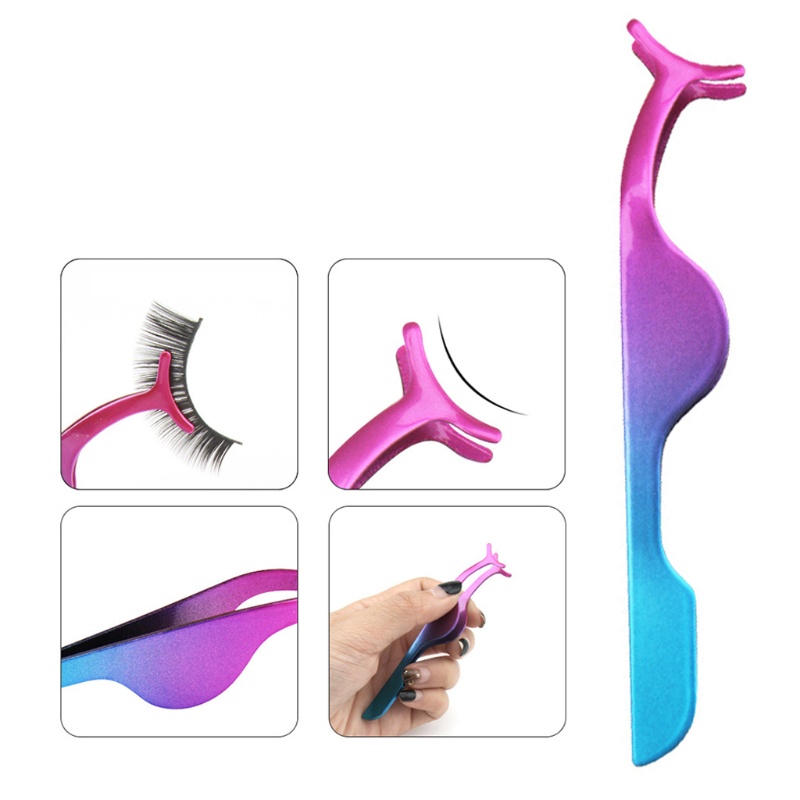 Set 2 Nhíp Gắn Mi Giả Bằng Thép Không Gỉ