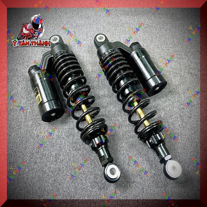 Phuộc sau Wave nitron bình dầu đen ty vàng MS242