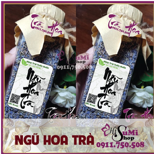 GIÁ TỐT - 100gr trà hoa oải hương, Trà hoa lavender