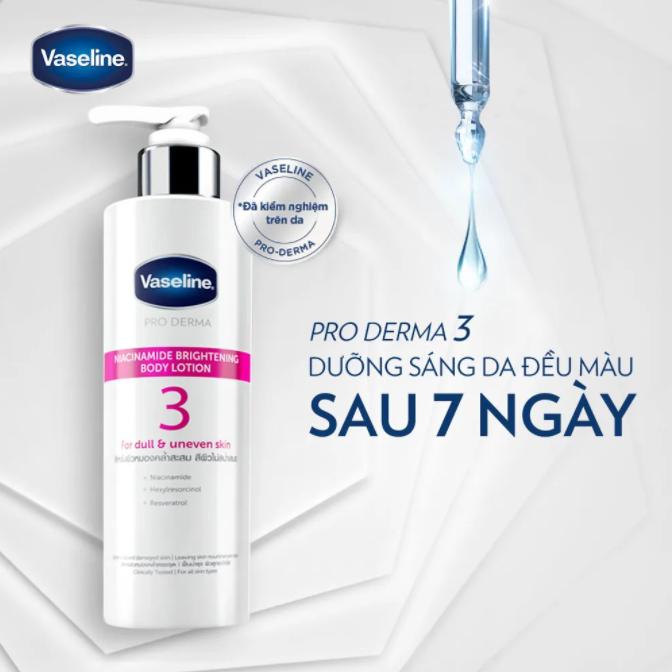 Sữa Dưỡng Thể Vaseline Dưỡng Sáng Da 5% Niacinamide 250ml Body Lotion