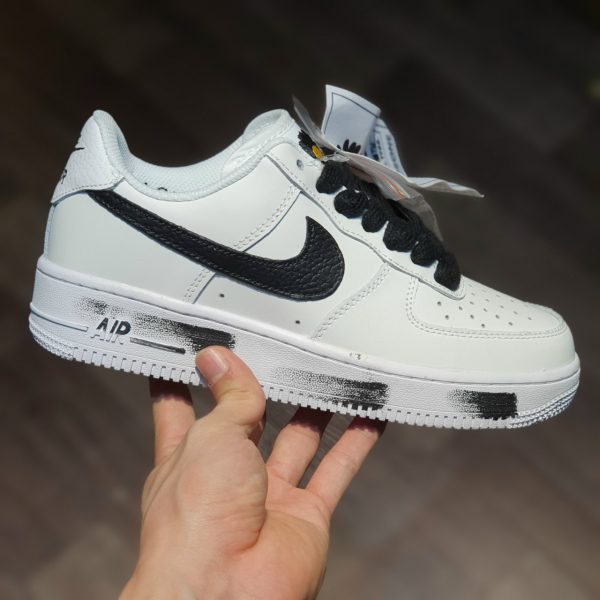 Giày Sneaker Nam Nữ Trắng G Dragon, Giày Nike Air Force 1 Hoa Cúc AF1 Cổ Thấp Đế Sơn Cao Cấp