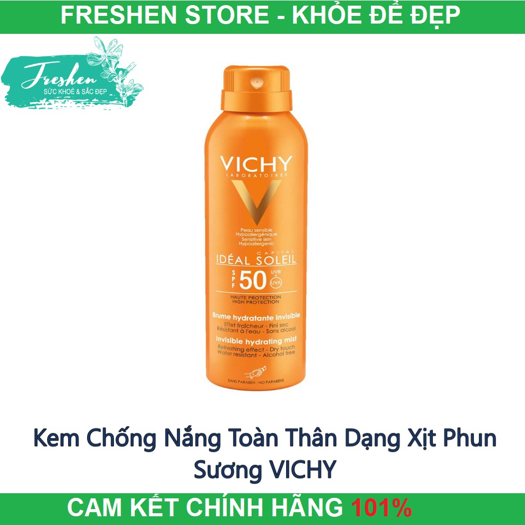 ✅ (CHÍNH HÃNG) Vichy Kem Chống Nắng Toàn Thân Dạng Xịt Phun Sương