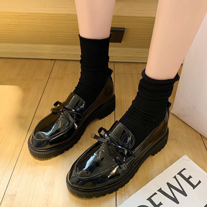 (S99) Giầy đốc nữ đế 4 phân (mã 216- loại nơ nhỏ) | BigBuy360 - bigbuy360.vn