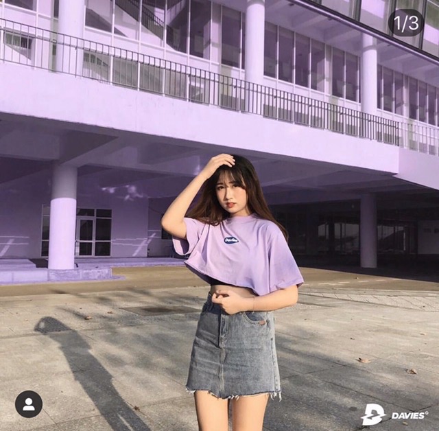 Áo thun Croptop Davis Chất Vải Xịn
