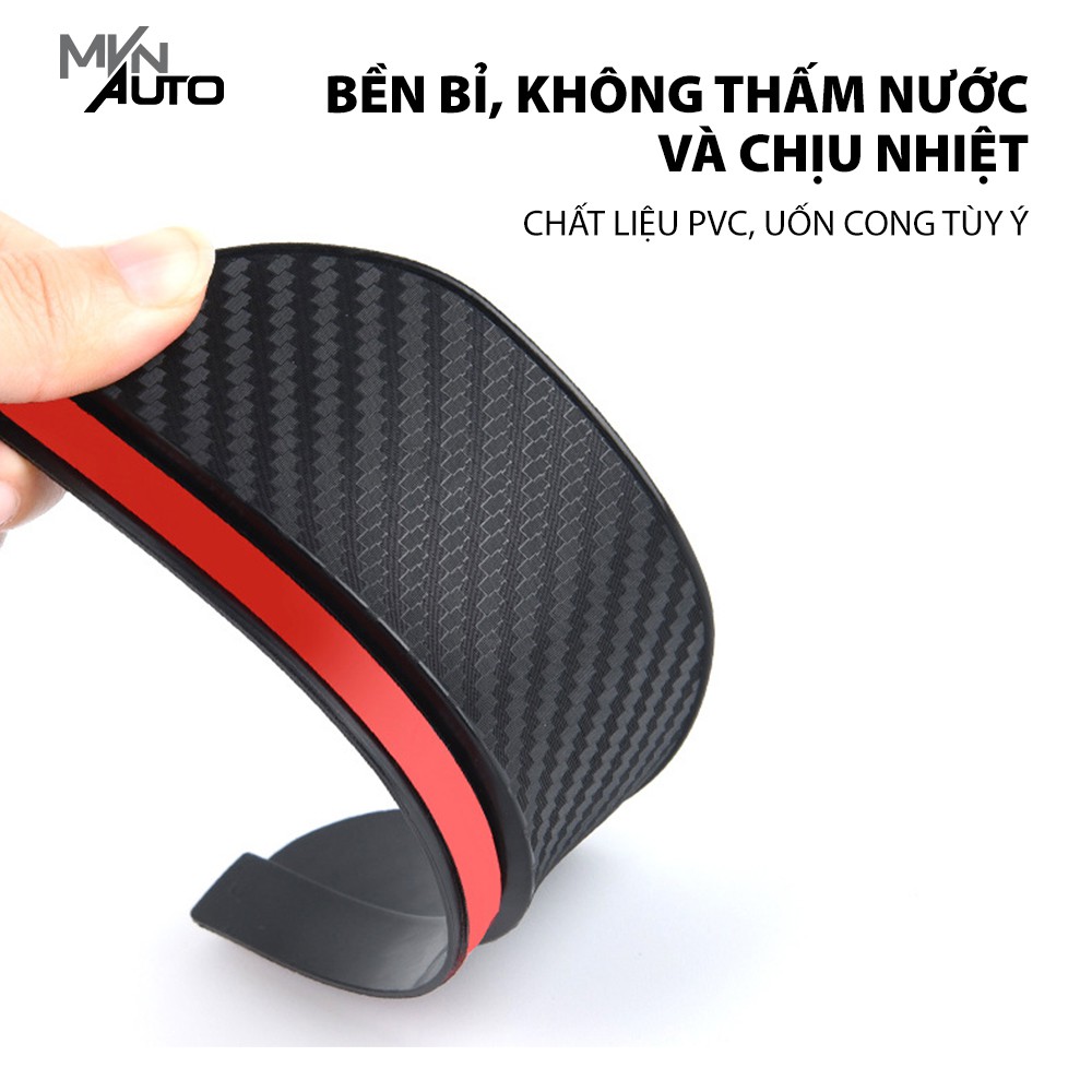Bộ 2 Tấm Vè Che Mưa Chống Bám Nước Gương Chiếu Hậu Ô Tô Vân Carbon Thể Thao – Mvn Auto