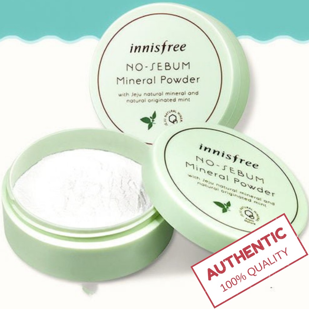 Phấn bột kiềm dầu Innisfree dạng bột