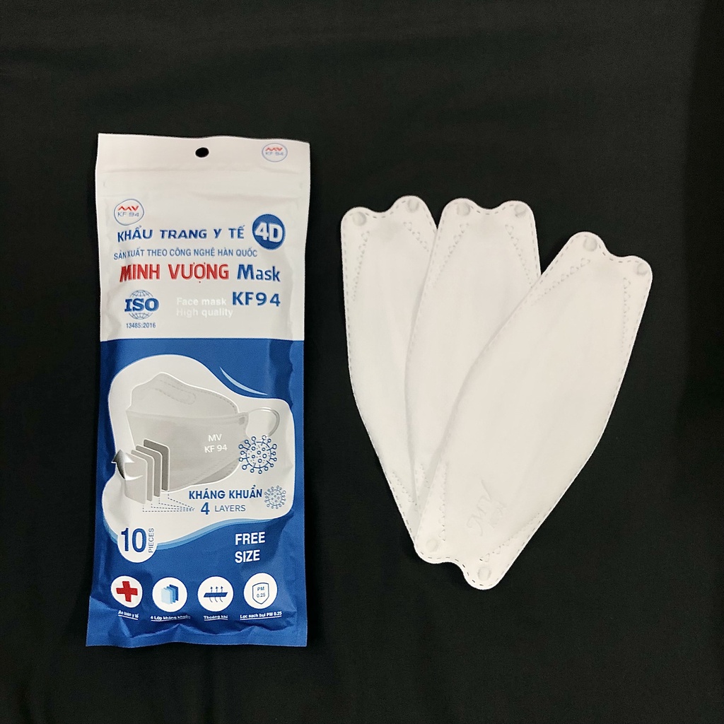 1 Túi 10 Chiếc Khẩu Trang Minh Vượng High Quality KF94