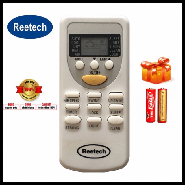 Điều Khiển Máy Lạnh + Điều Hòa hiệu Reetech ZH/JT-03