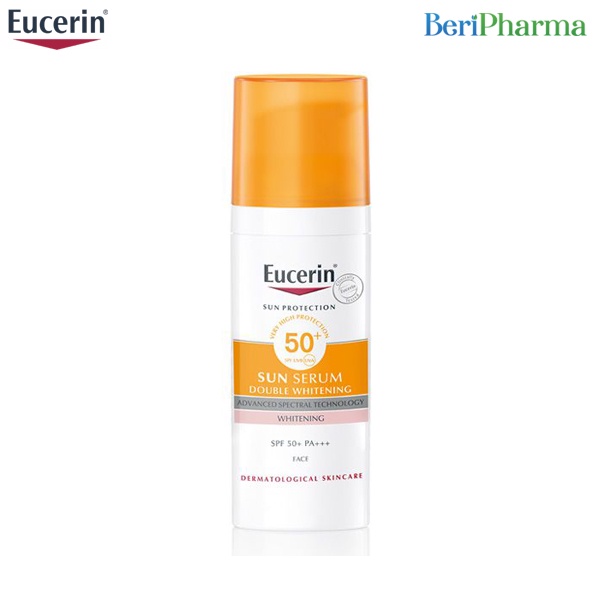 Eucerin Kem Chống Nắng Giúp Giảm Thâm Nám Và Dưỡng Trắng Da Sun Serum Double Whitening Spf50+ 50ml