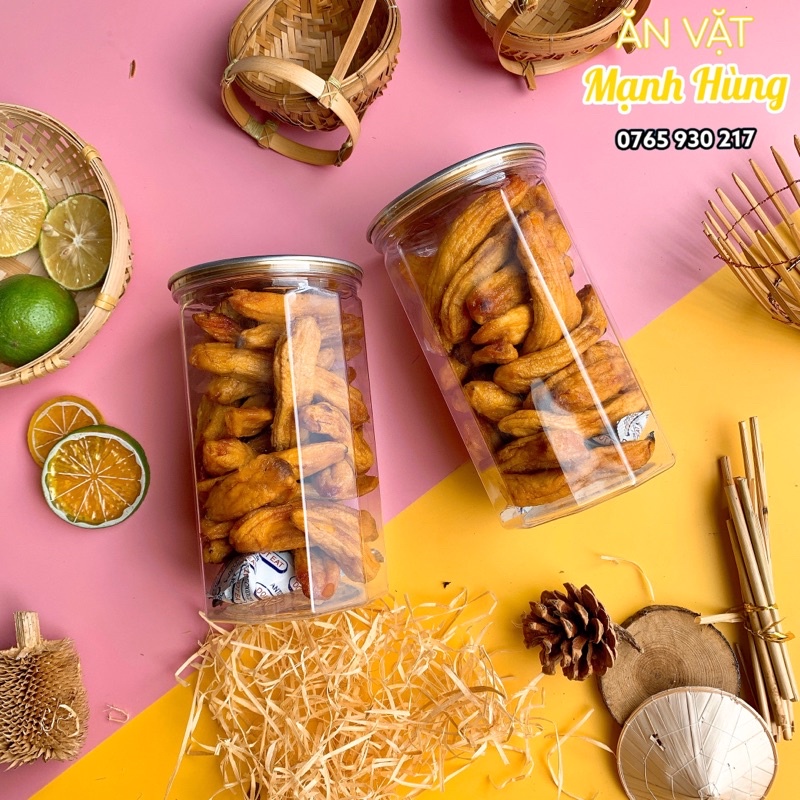 Chuối Laba sấy dẻo hủ pet 450g