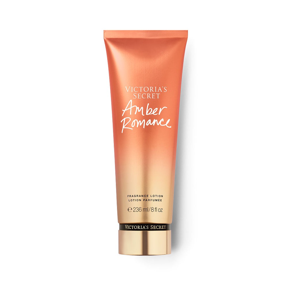 Thanh lý chất kem lỏng {Best Seller} Amber Romance Victoria's Secret VS lotion dưỡng thể hương nước hoa mẫu mới 236ml