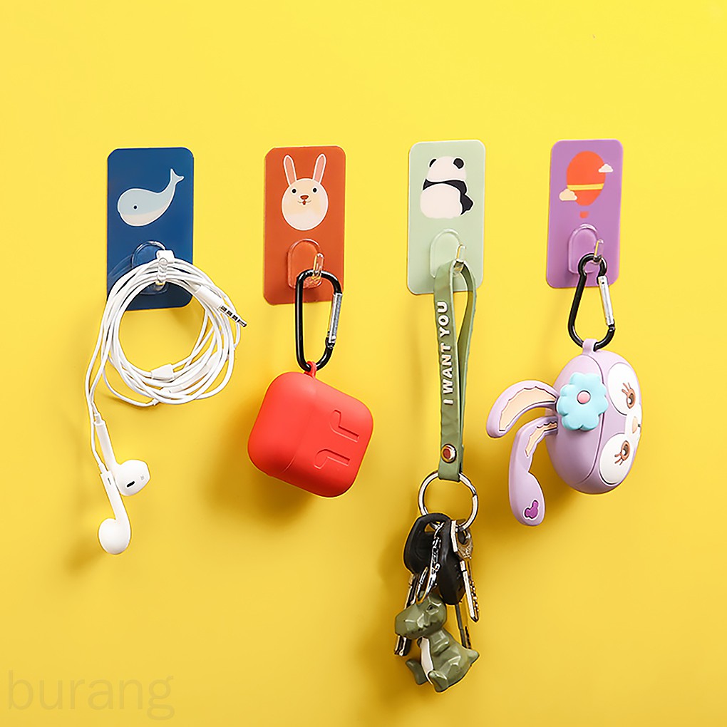Set 10 móc treo tường không cần khoan tiện dụng