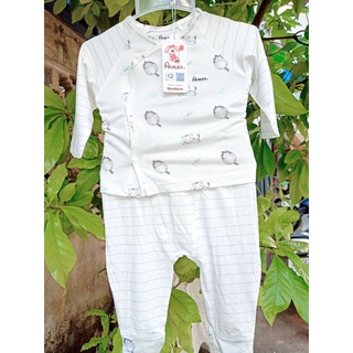 Bộ dài sơ sinh Avaler cài chéo