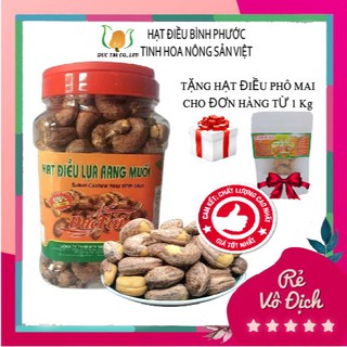 HẠT ĐIÊU RANG MUỐI ĐỨC TÀI HỘP VUÔNG 500gr ❤FREESHIP❤ HẠT ĐIỀU BÌNH PHƯỚC CHẤT LƯỢNG XUẤT KHẨU