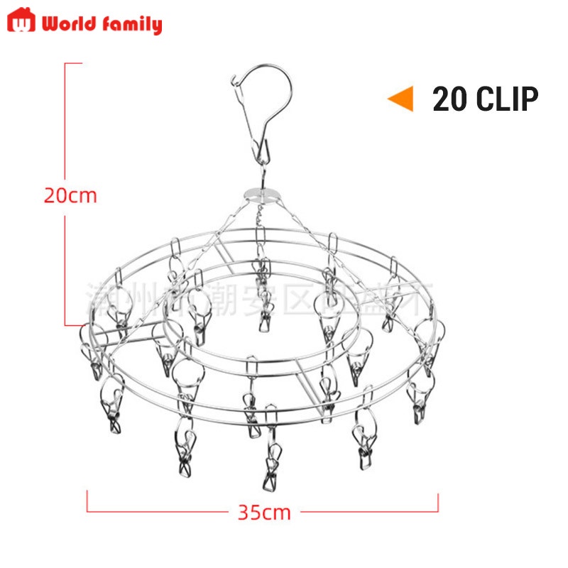 Móc tròn inox 304 chất liệu cao cấp treo quần áo/ treo đồ dùng