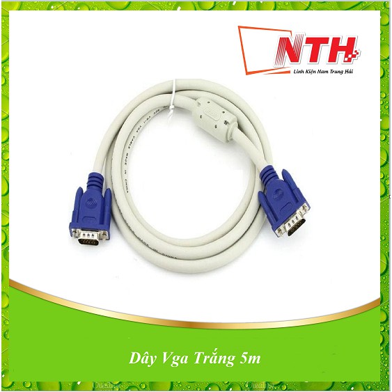 Dây Vga Trắng 5m