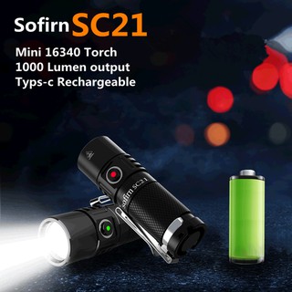 Đèn Pin Mini Sofirn SC21 1000 lumen NW LED 16340 Siêu Sáng Bỏ Túi Có Đuôi Nam Châm
